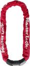Masterlock 8392 Chain Lock 8x900mm, rood