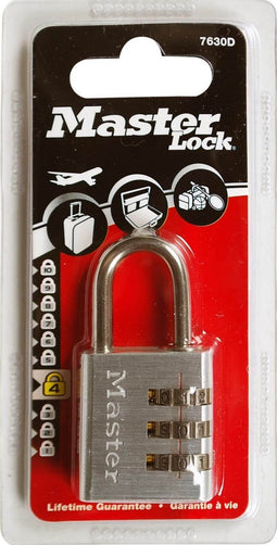 MasterLock Hangslot - Cijferslot - Aluminium - 30 mm - 7630EURD