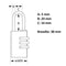 MasterLock Hangslot - Cijferslot - Aluminium - 30 mm - 7630EURD