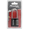 MasterLock Hangslot - Cijferslot - Massief Aluminium - Zwart - 40 mm - 7640EURDBLK