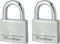MasterLock Hangslot - Massief Aluminium - 30 mm - 2 stuks - 9130EURT