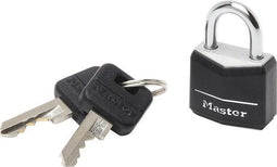 MasterLock Hangslot - Massief Aluminium - Zwart - 20 mm - 9120EURDBLK