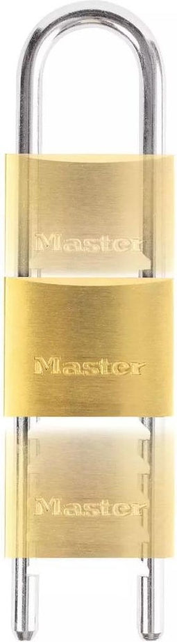 MasterLock Hangslot - Verstelbare beugel - Massief Messing - 50mm - 1950EURD