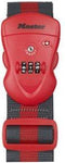 MasterLock - Kofferriem met TSA Slot - 190 cm - Rood/Zwart