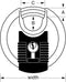 Masterlock M40D Excell - Discusslot - 7 cm - Grijs