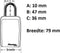 MasterLock Sleutelkluis - Met Beugel - Met Drukknoppen - Select Access® - 5422EURD