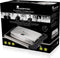 MasterPRO Contactgrill Elektrisch Anti-aanbaklaag, CoolTouch-behuizing, Oververhittingsbeveiliging Zwart/RVS