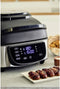 MasterPRO Grill Elektrisch Anti-aanbaklaag, Grillfunctie, Heteluchtfunctie, Met display Zwart/RVS