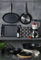 Masterpro Paella Pan - Inductie - 32 x 7.8 cm - Foodies Collection- Turbo Inductie-Titaniumcoated