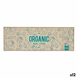 Mat Kinvara Organic Beige 40 x 120 cm Multifunctioneel (12 Stuks)