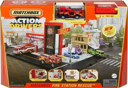 Matchbox - Action Drivers - Brandweer Reddings Speelset (met geluid)