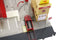 Matchbox Brandweerkazerne Matchbox Schaal 1:75 Staal Rood