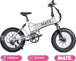 MATE X - 250W Sterling Moss - Fatbike - 25km/u - Vouwfiets - 2 jaar garantie!