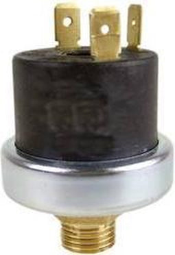 Mater XP600 Drukschakelaar Messing 1/8 NC/NO 2~6 bar 10A250V IP00 T=125 gr. Membraan: RVS 316,Huis: Ms Set point= 2 ba