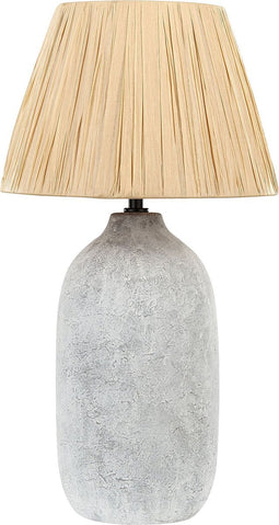 MATILDE - Tafellamp - Grijs - Keramiek