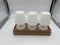Fatboy Edison the Mini - Set van 3 Tafellampjes - Draadloos Oplaadbaar - Wit