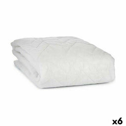 Matrasbeschermer Wit 135 x 190 cm (6 Stuks)