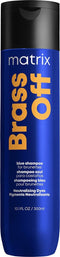 Matrix Brass Off Shampoo – Neutraliseert warme ondertonen in bruin haar – 300 ml