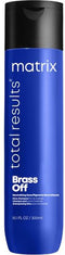 Matrix Brass Off Shampoo – Neutraliseert warme ondertonen in bruin haar – 300 ml