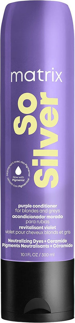 Matrix So Silver Pigmented Conditioner - Voor blond, wit en grijs haar - 300ml