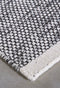 Matta - Scandi Black White Vloerkleed - 200x300 - Rechthoek - Buiten,Laagpolig,Structuur Tapijt - Modern - Zwart_wit
