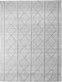 Matta - Stenkol Rond Vloerkleed - 200 rond - Rond - Laagpolig,Rond Tapijt - Modern - Wit