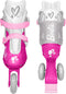 Mattel Barbie 2-in-1 Skates Hardboot Verstelbaar Roze/wit Maat 27-30