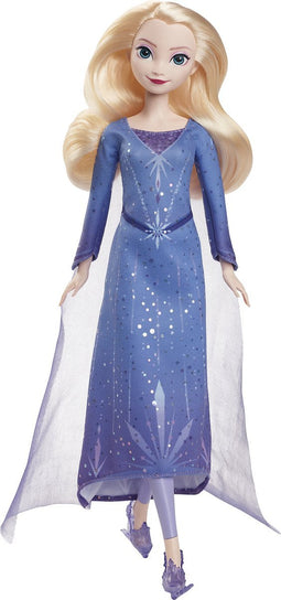 Mattel Disney Frozen Beweegbare Elsa-pop Met Accessoires Blauw