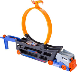 Mattel Games, Hot Wheels Super Cascade Track Truck Transformeerbaar Circuit, Veelkleurig