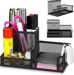 MATTI® - Pennenbakje - Pennenhouder - Bureau Organizer - Bureau Accessoires - Pennenbak Zwart