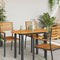 vidaXL - Tafelblad - 100x50x2,2 - cm - Ovaal - Massief - Acaciahout