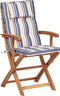MAUI II - Tuinset voor 8 - Lichthout/Blauw/Beige - Acaciahout