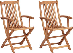MAUI II - Tuinstoel set van 2 - Lichte houtkleur - Acaciahout
