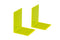 MAUL - Boekensteun maul 10x10x13cm acryl neon geel | 10 stuks