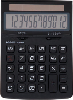 MAUL bureaurekenmachine ECO 850 | zwart