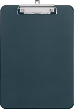 Maul - klemplaat hard kunststof A4 staand zwart niet transparant