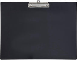 MAUL klemplaat hard kunststof PP A3 liggend zwart, niet transparant