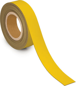 MAUL Magneetband - geel - metaal - beschrijfbaar - 1 stuk - 10 m x 40 mm x 1 mm