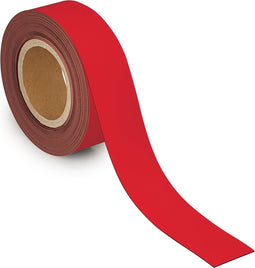MAUL Magneetband - rood - metaal - beschrijfbaar - 1 stuk - 10 m x 50 mm x 1 mm