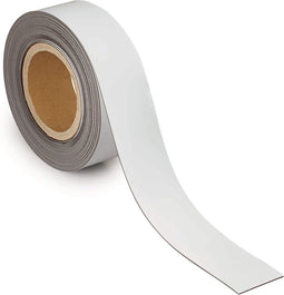 MAUL Magneetband - wit - metaal - beschrijfbaar - 1 stuk - 10 m x 50 mm x 1 mm