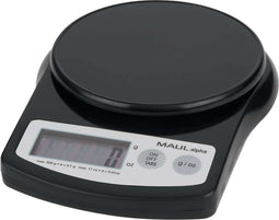 MAULalpha Precisieweger 500 g - zwart - kunststof - 1 stuk - 18.8 x 14.1 x 3.7 cm - MAUL