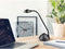 MAULarc LED Bureaulamp - standvoet - zwart - 1 stuk - 29 x 13.5 x 38 cm - MAUL