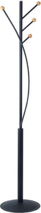 MAULaura Kapstok - 4 haak - standvoet - zwart - 1 stuk - Ø 38.5 x 179.5 cm - MAUL