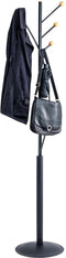 MAULaura Kapstok - 4 haak - standvoet - zwart - 1 stuk - Ø 38.5 x 179.5 cm - MAUL