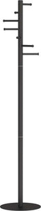 MAULcaurus Kapstok - 7 haak - standvoet - zwart - 1 stuk - Ø 35 x 177 cm - MAUL