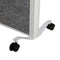 MAULconnecto Uplight scheidingswand 100 x 182 cm - akoestisch - met wielen - wit - 1 stuk - MAUL