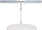 MAULcraft duo LED Bureaulamp - dimmbaar - tafelklem - wit - metaal - 1 stuk - 103.5 x 16 x 52 cm - MAUL