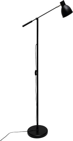 MAULfinja Vloerlamp - standvoet - zwart - metaal - zonder lichtbron - 1 stuk - 58 x 25 x 138 cm - MAUL