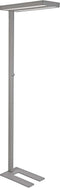 MAULjuvis LED Vloerlamp - dimmbaar - standvoet - zilver - 1 stuk - 61 x 28 x 196 cm - MAUL