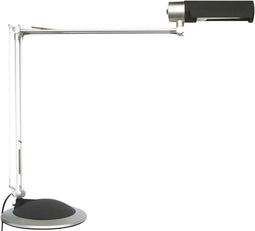 MAULoffice LED Bureaulamp - tafelklem en standvoet - zilver - 1 stuk - 63.5 x 22.8 x 55.5 cm - MAUL